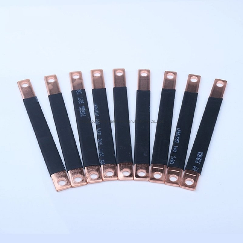 Made in China Customized Flexible Flat Busbar Tinned Insulated Copper Busbar for Batter Pack