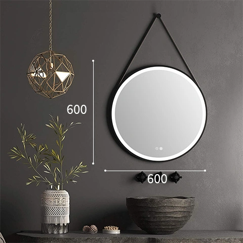 Baño Smart LED iluminado redondo Diseño pared cosmética Maquillaje decorativo Espejo