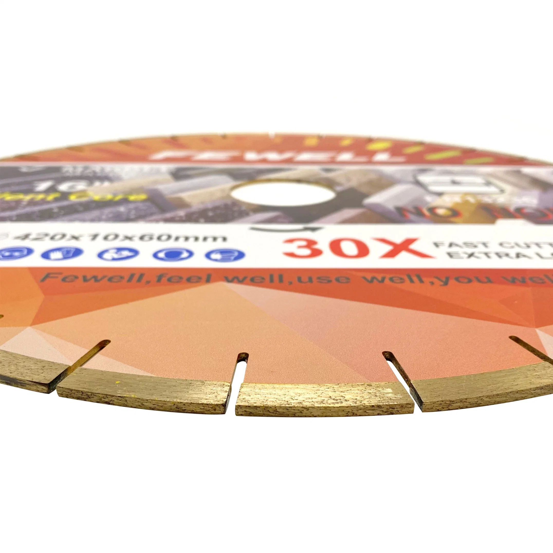 High Frequency Welding Sintered Silent Type porcelain Diamond Saw Blade for Stone