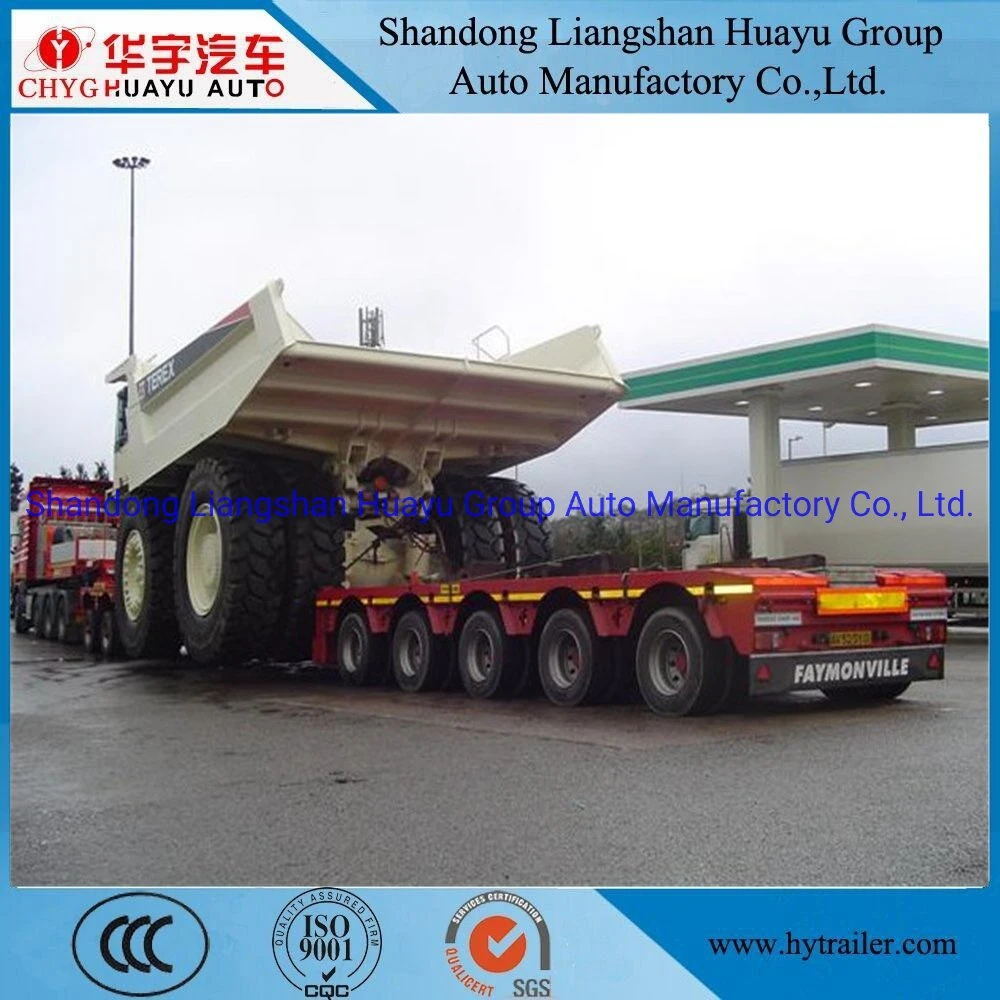 200/300/500t Low Bed Heavy Duty Semi Trailers Special Modules Vehicle for Bridge Transportation