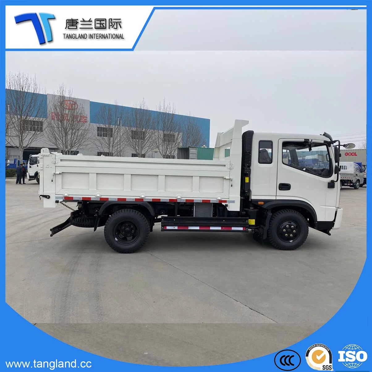 4-6tons Dump/Light/Mini/Small/Tipping/Tip/Tipper/Self Dumper/Dumping/Trucks with Weichai Engine