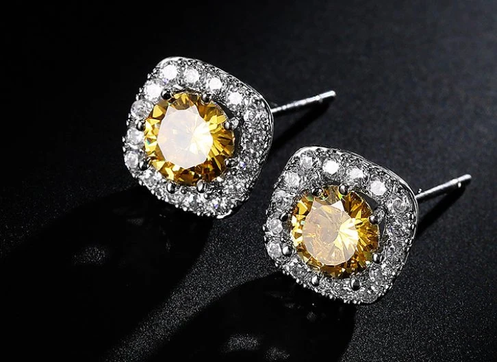 Fashion CZ Earring Jewelry, Fashion Accessories. Factory Direct Wholesale/Supplier