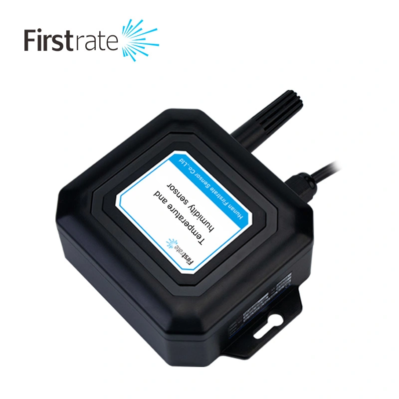 FirstRate FST100-2001 CE certificado RS485 pared-montado en la temperatura atmosférica interior &amp; sensor de humedad con pantalla lcd