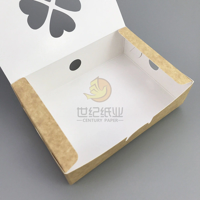 300gsm White Clay Coating Kraft espalda para papel de caja de almuerzo Grado de alimentación