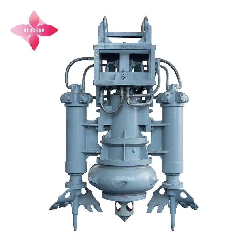 High Flow and High Lift of Hydraulic Submersible Sludge Pump with Agitator for River Pond Desilting