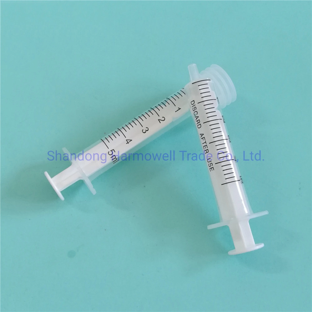 Color 5ml Disposable Oral Syringe with Tip Caps Needle for Feeding Food