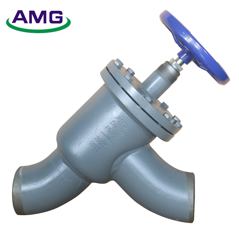 Stainless Steel Butt Hydraulic Welding Straight Through Globe Valve for Refrigeration Equipment