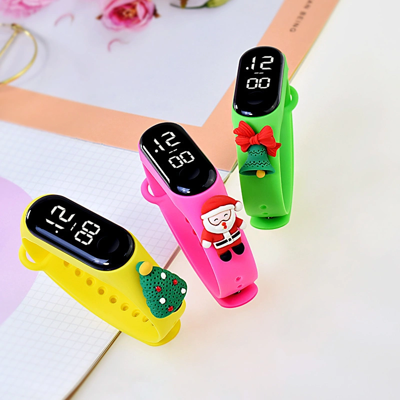 Wholesale/Supplier Electronic Kids Christmas Gift Watch Saat Bracelet Children LED Digital Watch Relogio Relojes