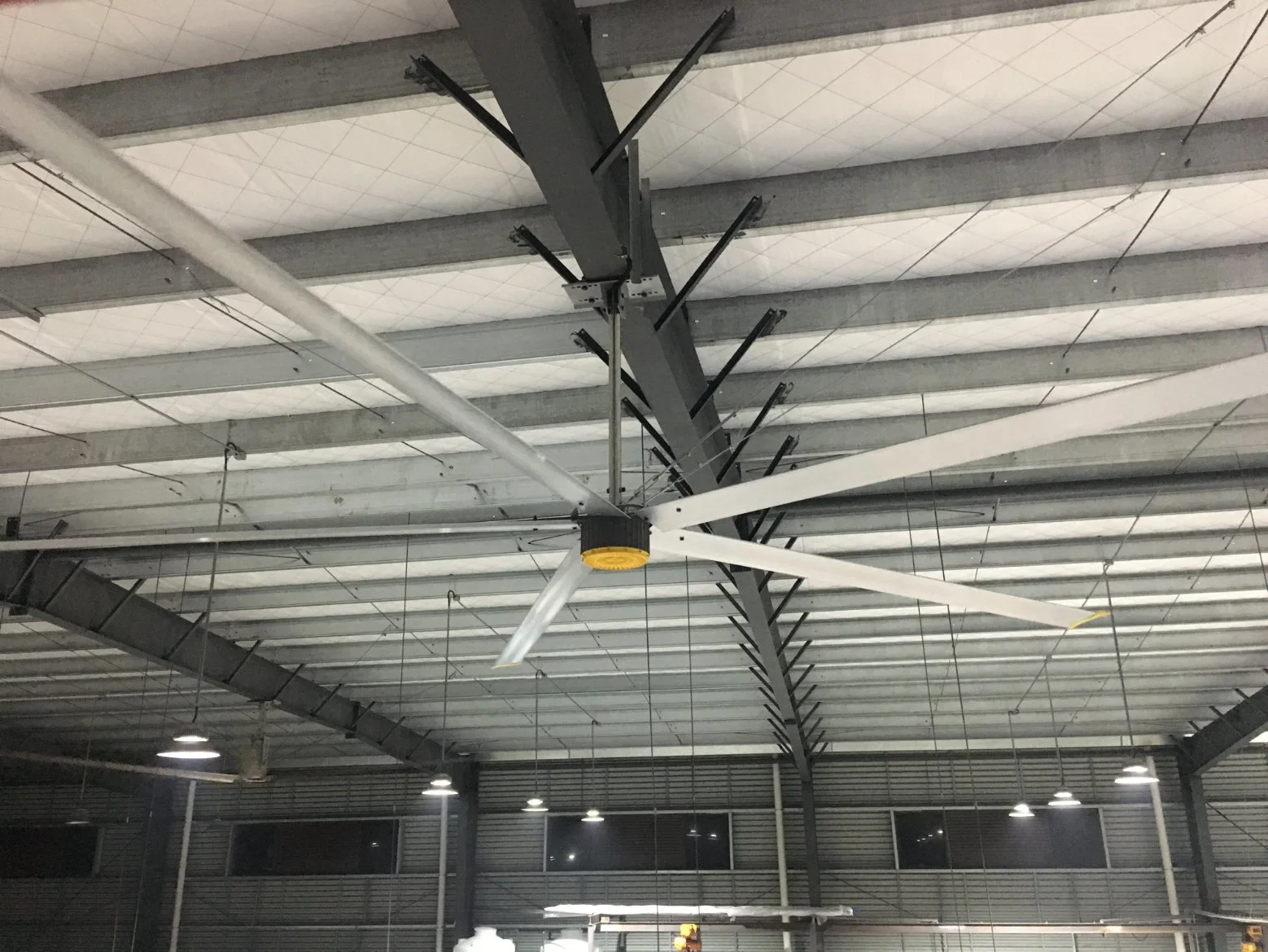 Industrial Ceiling Fans as Air Blower for Workshop Ventilation and Cooling Solution