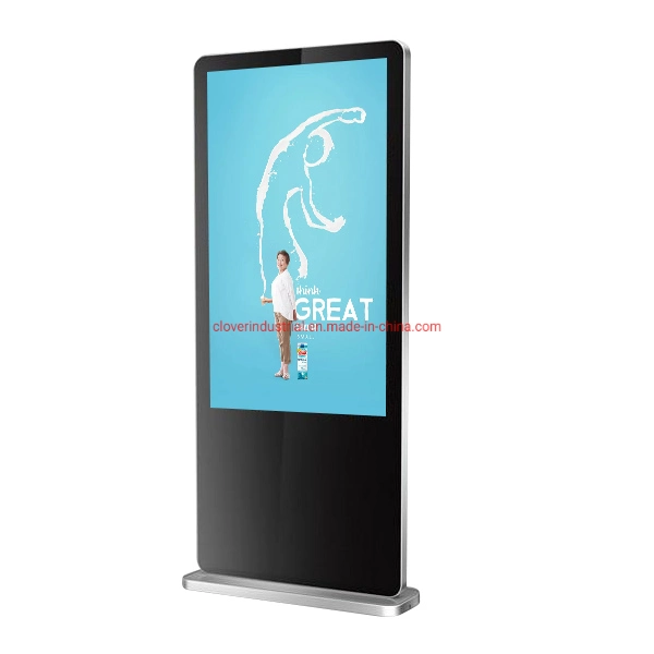 Floor Standing Vertical Interactive Digital Signage Totem LCD TV Touch Screens