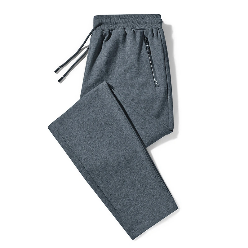 Cotton Men's Sweatpants Spring Casual Pants Loose Large Size Sweatpants Straight Pants Men