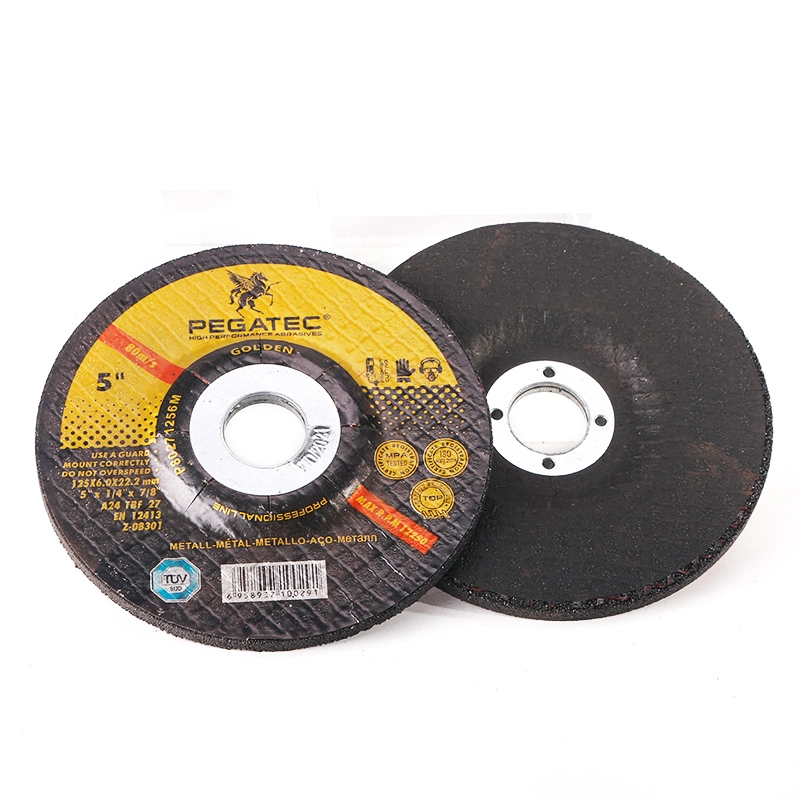 Pegatec 5'' 125X6x22mm Abrasif meuleuse d'acier a vu le disque à disque de meulage de métal