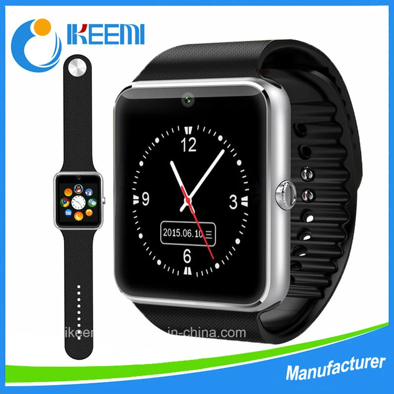 2018 Top Selling Bluetooth Gt08 appareil photo Smart Watch Mobile téléphone