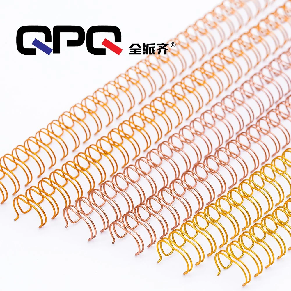 Twin Ring Wire O Double Loop Binding Coil for Notebook Office Supply