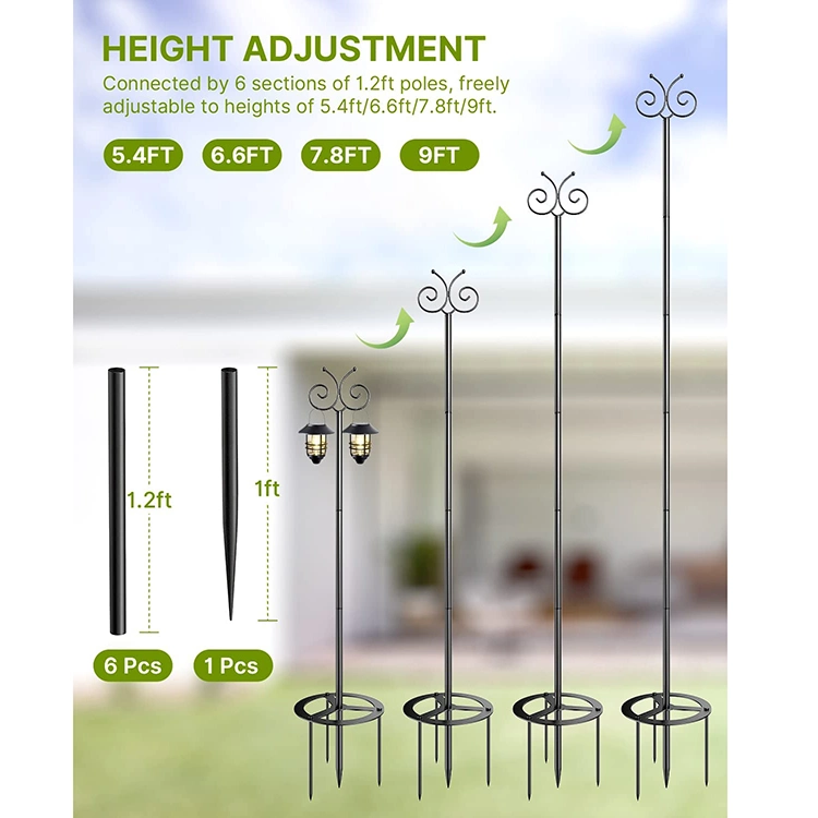 Jh-Mech Stable Outdoor Light Poles for String Lights