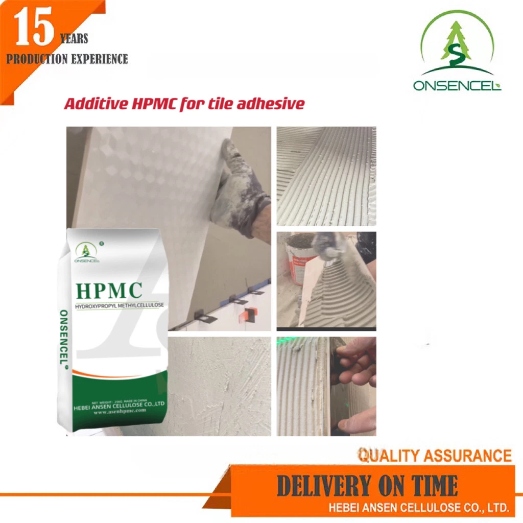 Hydroxypropyl metil celulosa HPMC Construcción Productos químicos de calidad polvo blanco HPMC para químicos Agente auxiliar