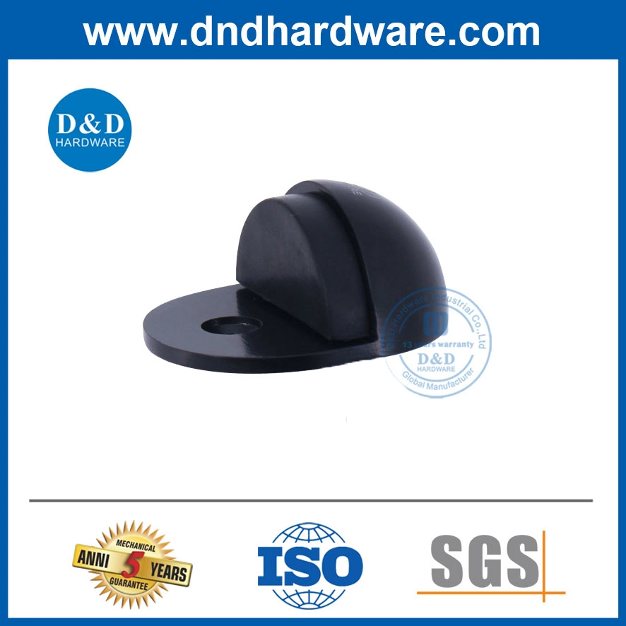 Grade 304 Matt Black Door Stoppers Hardware for Commercial Building