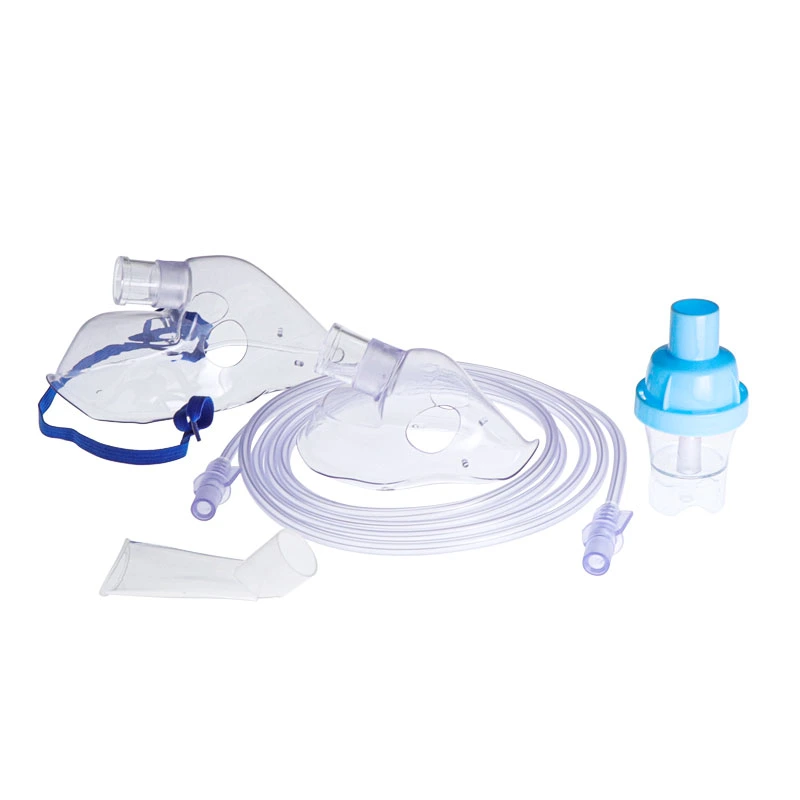 Simple médico respirador de PVC Nebulizador pediátrico cara Mascarilla