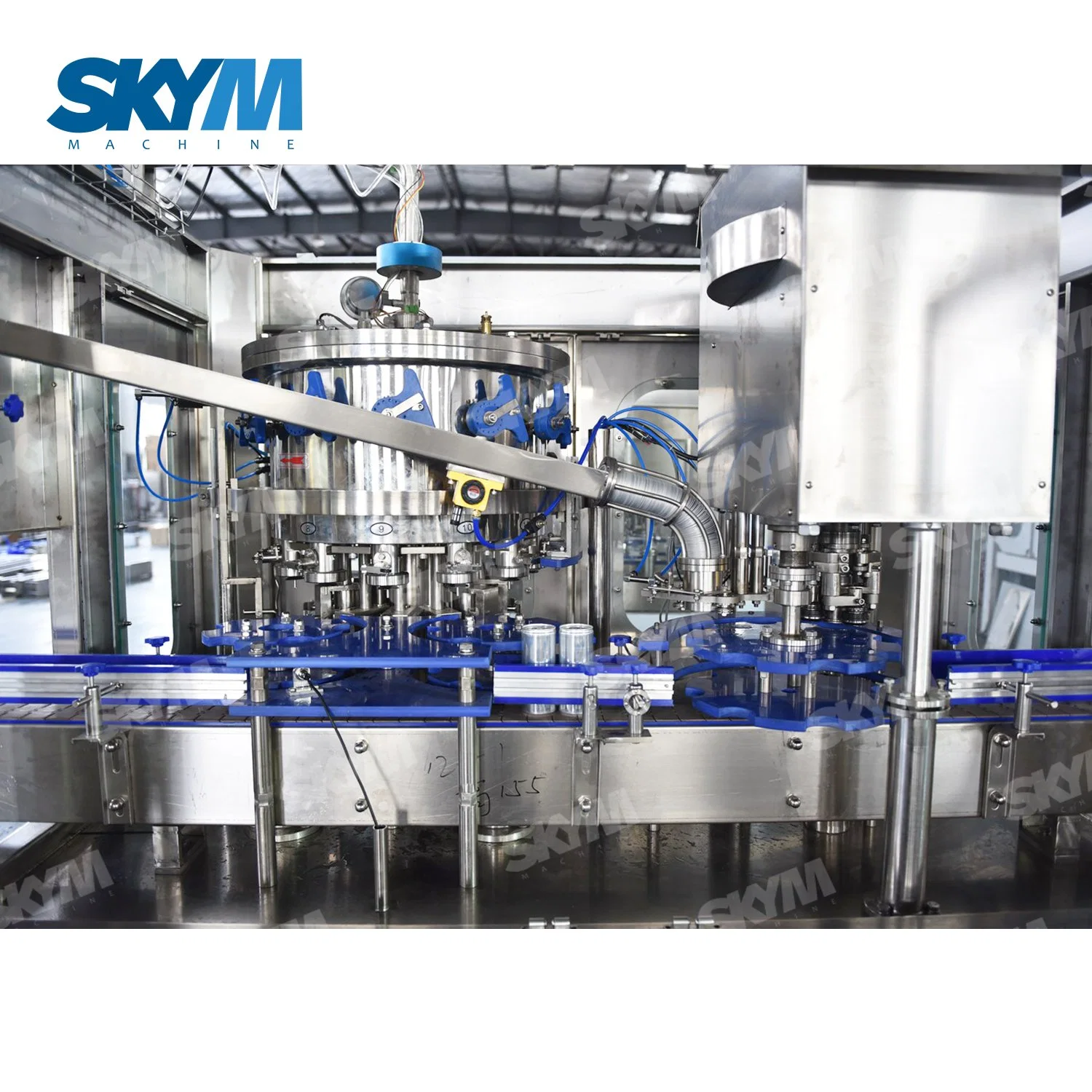 Good Service Auto Beer Can Filling Sealing Machine / Beverage Canning Equipment / Carbonated Soft Drink Bottling Zhangjiagang