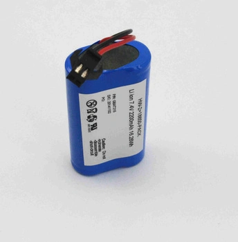 High quality/High cost performance  Rechargeable Li Ion Battery 18650 7.4V 2200mAh Lithium Battery for GPS Tracking