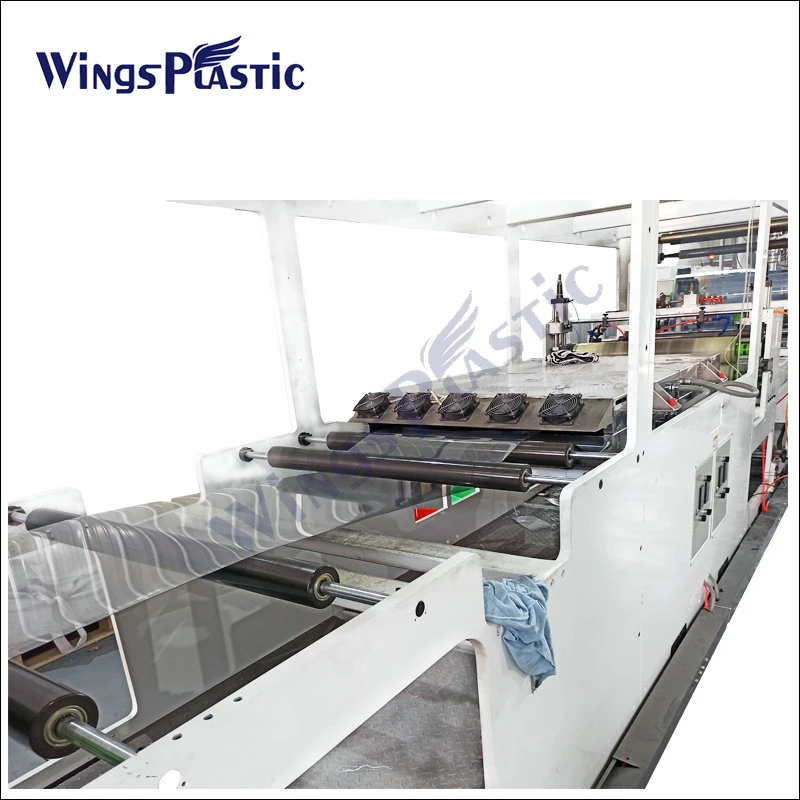 Plastic PE/PP/Pet/PVC/ABS/HIPS/Spc/PC/PMMA Hollow Sheet Plate Extrusion Production Line Making Machine