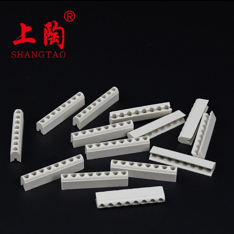 2022 Shanghai Gongtao 3mm 11holes Customized Alumina Zirconia Electrical Ceramic Plunger Ceramic Parts Insulator for Pump