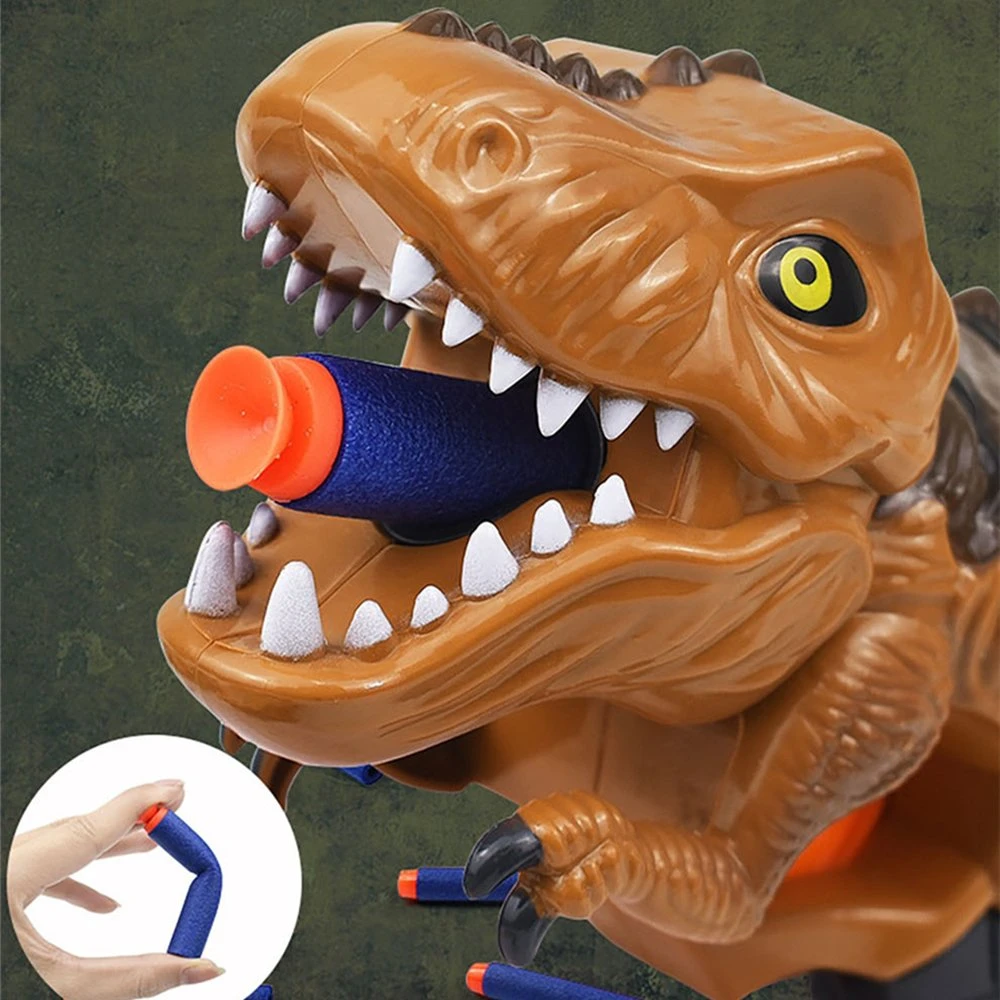 Soft Bullet Gun Schießen Jagd Soft Foam Bullet Gun Spielzeug Dinosaurier Luftpistolen Plastikspielzeug für Kinder