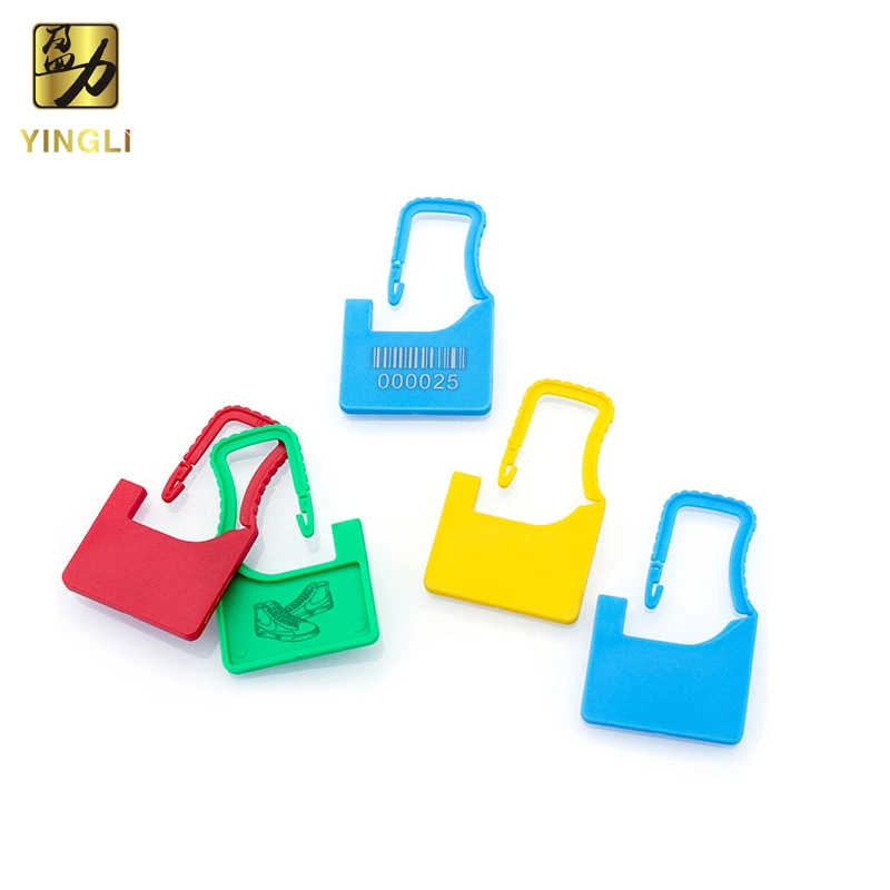 Plastic Padlock Label Tag for Garment, Clothing, Clothes, Bags, Luggage