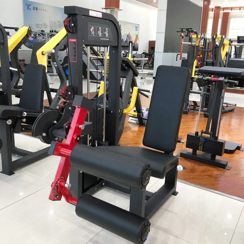 Máquina de Força Ginásio Fitness comercial dos pinos de equipamento carregado Selectorized Extensão da Perna perna sentado máquina de ondulação