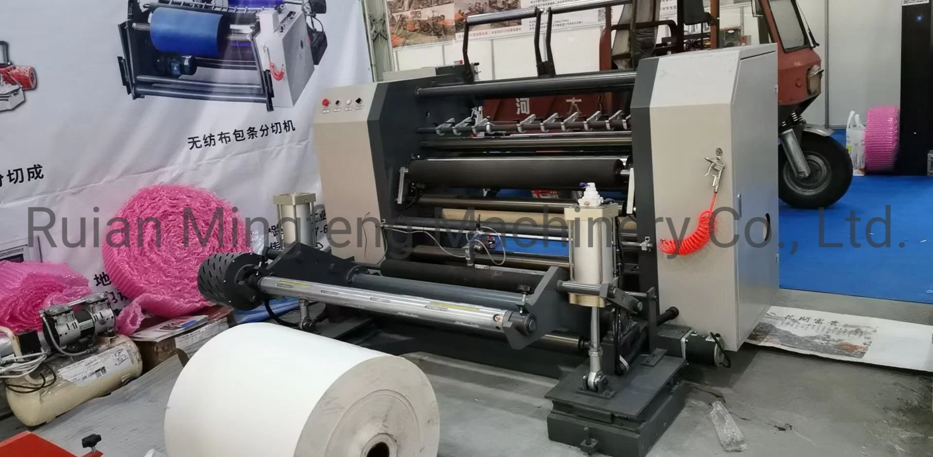 Hot Salest Cash Register Paper Roll Slitting Rewinding Machine in China Manufacturer