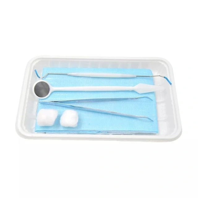 SJ Disposable Sterile Oral Dentist Teeth Dental Examination Instruments Kit