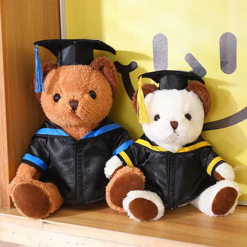 Dr. Cap Teddybär Puppe Plüsch Spielzeug Bachelor Kostüm Bär Puppe Graduation Gedenkgeschenk Custom Logo