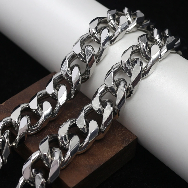 Fashion Decorative Silver Aluminum Metal Chains for Bags Purses Tl21046