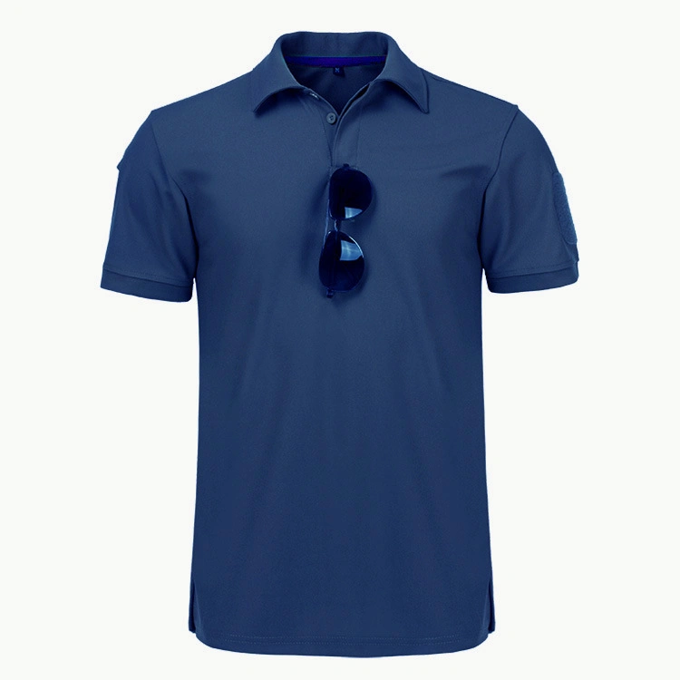 Custom Polo T-Shirts Herren Baumwolle hohe Qualität schnell trocknende Taktische Poloshirts Kurzarm Herren′ S Poloshirts