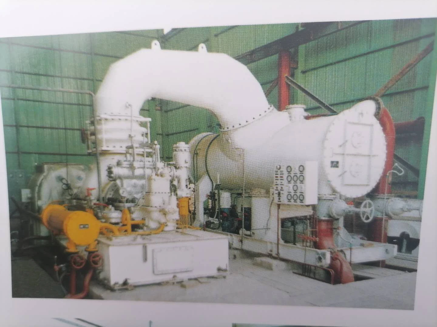 Back Pressure 3000kw 2.35MPa Steam Turbine and Generator