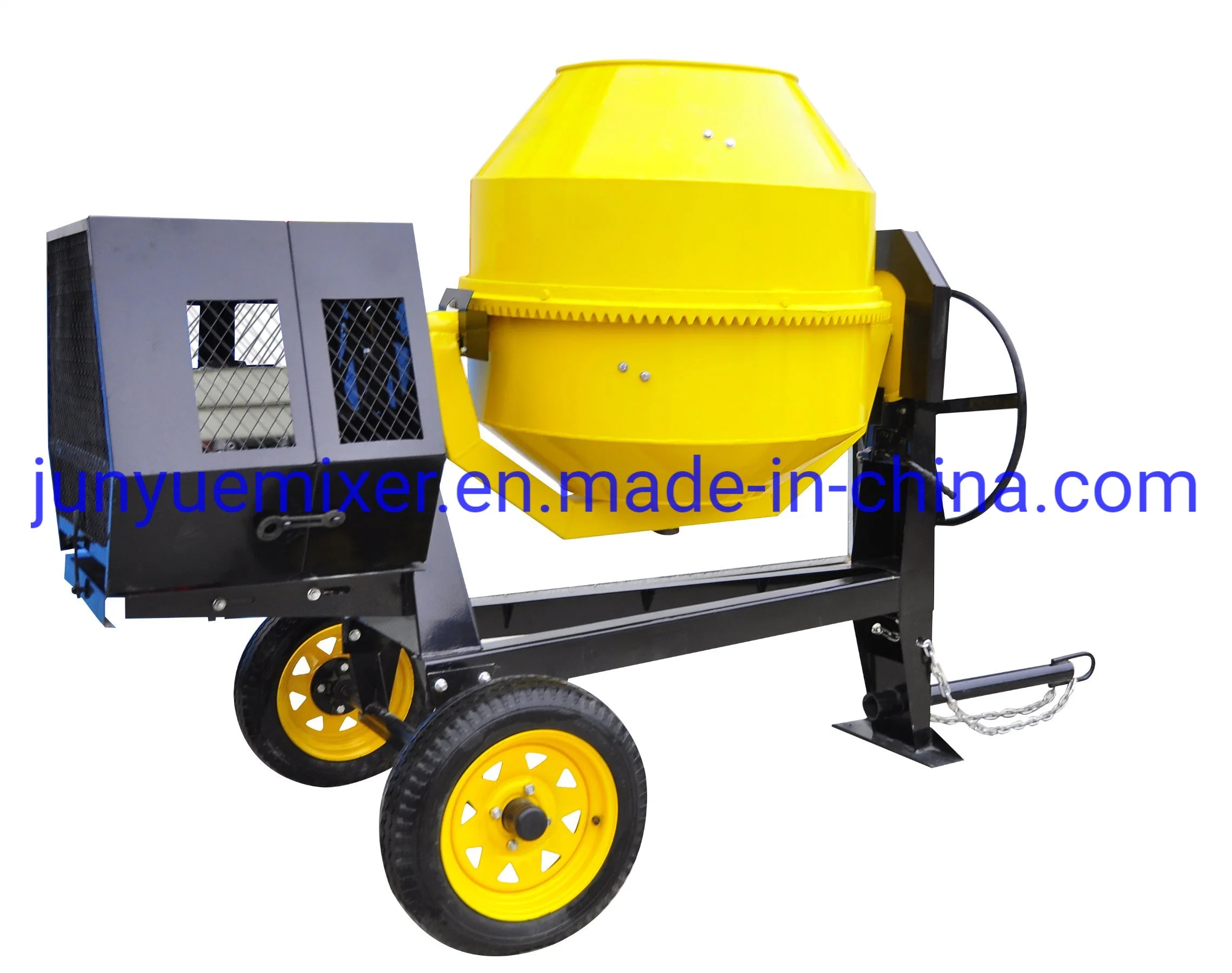 350L 6HP Lifan Engine Gasoline Concrete Mixer Machine-Construction Power Tools