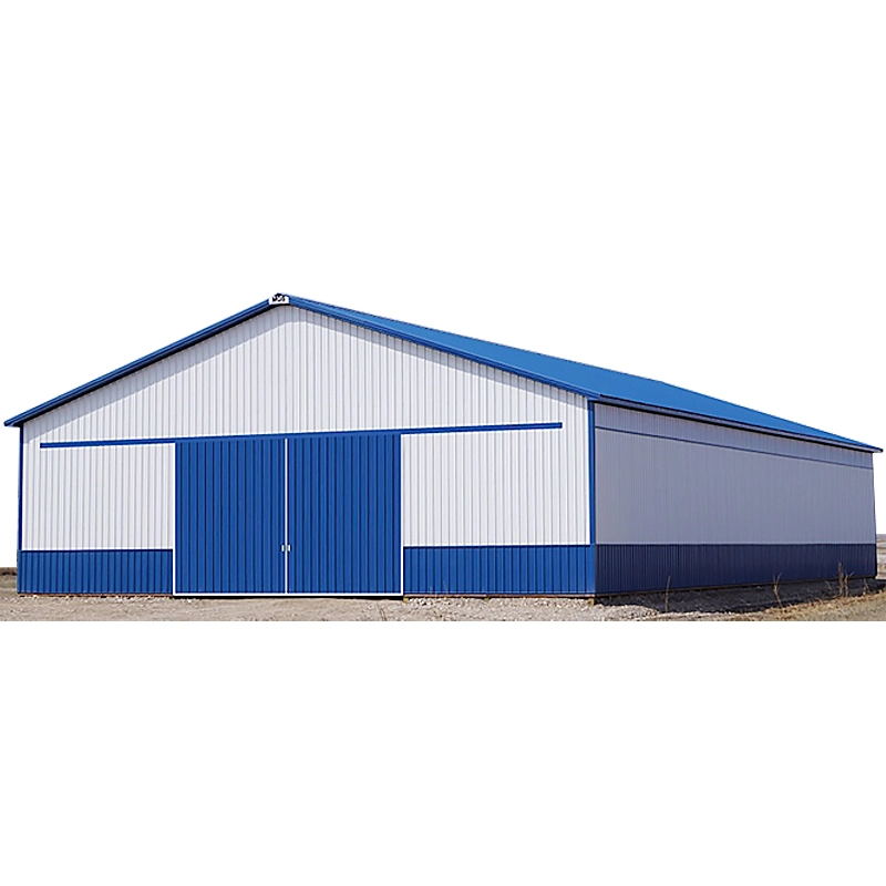 Gable Frame Prefabricated Steel Warehouse Building Storage School House