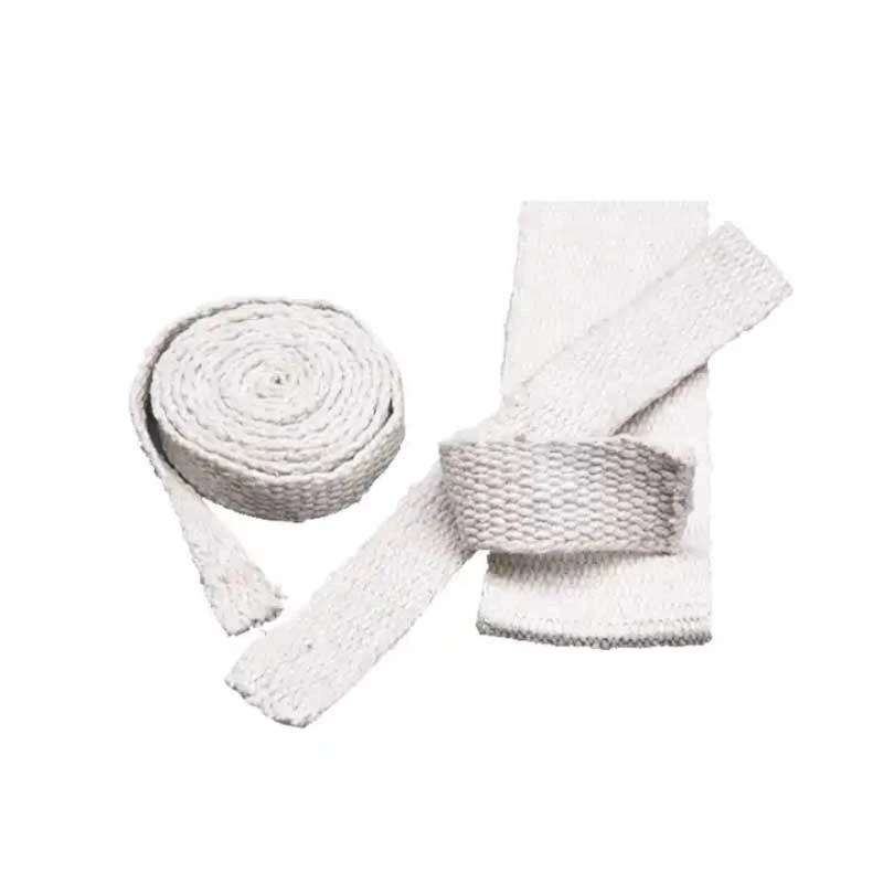 1260c Fibre Mineral Wool Textiles Ceramic Fiber Cloth for Pyrolyzer Brick Wall Expansion Joints Sealing with Ss Steel Wire USA