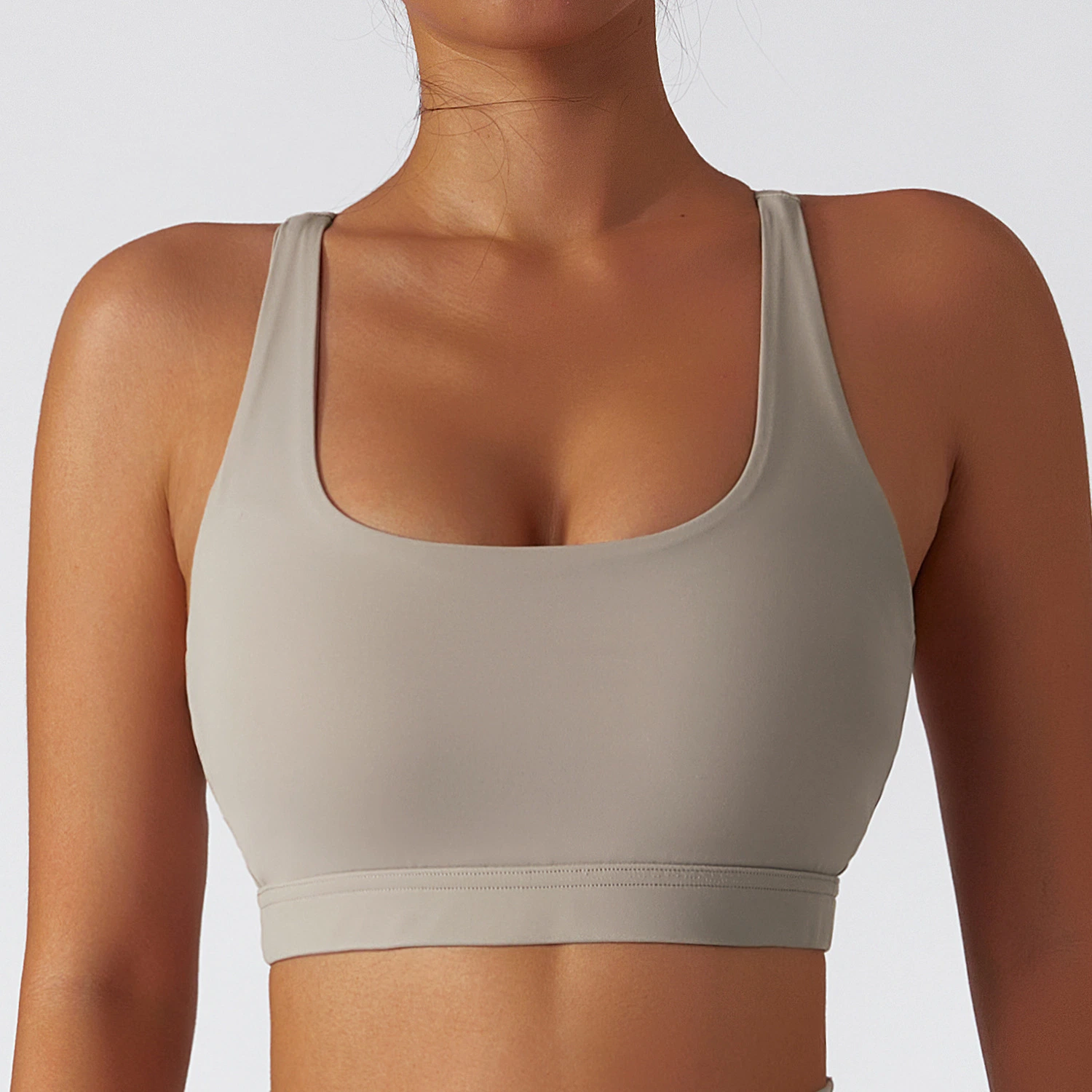 Chaleco de la parte superior del depósito de streetwear sexy ropa de verano Mujer cosecha estriada Casual Tops Deportes Yoga Seamless sostén deportivo