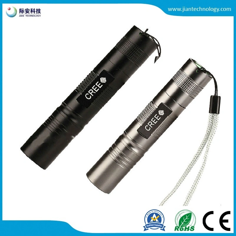 Rechargeable Mini LED 3 Lighting Modes Waterproof Powerful Outdoor Torch Flashlight