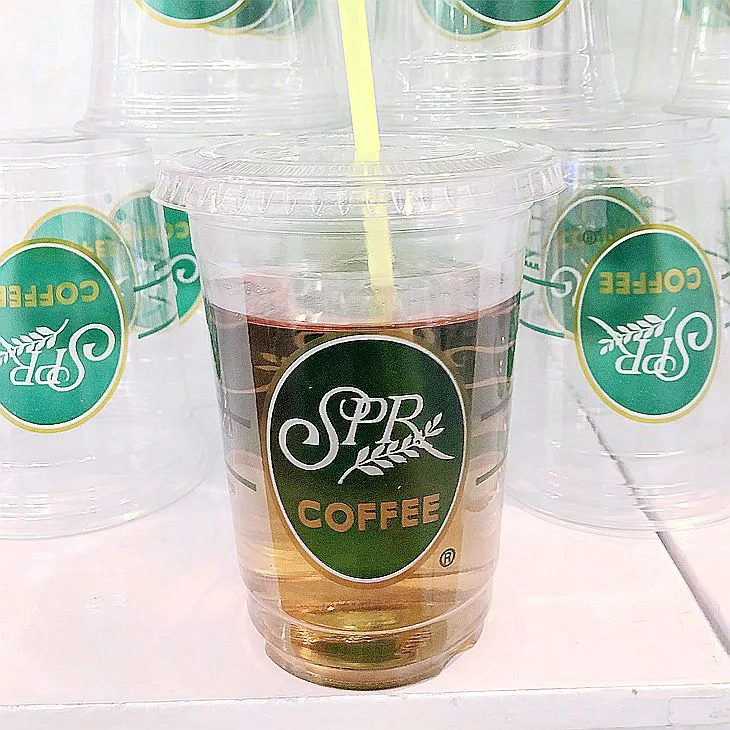 Eco Friendly Custom Printed PP Pet Transparent Disposable Plastic Cup with Lid