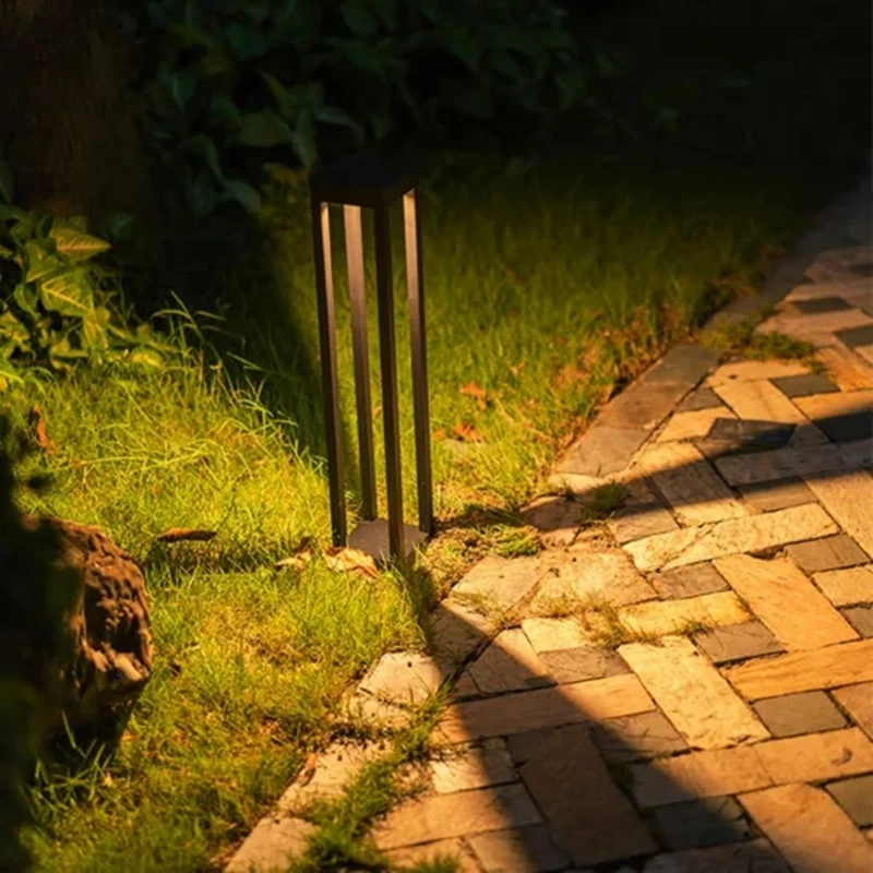 Decoración Iluminación de vacaciones Grow Fairy String Solar LED Strees Custom Luces de aluminio exterior Jardín Post Light IP 65 Bollard moderno