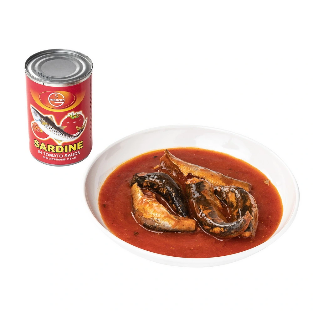 Distribuidor de Marisco Tin pescar peixes sardinha em lata de óleo de girassol na África do Sul 155g