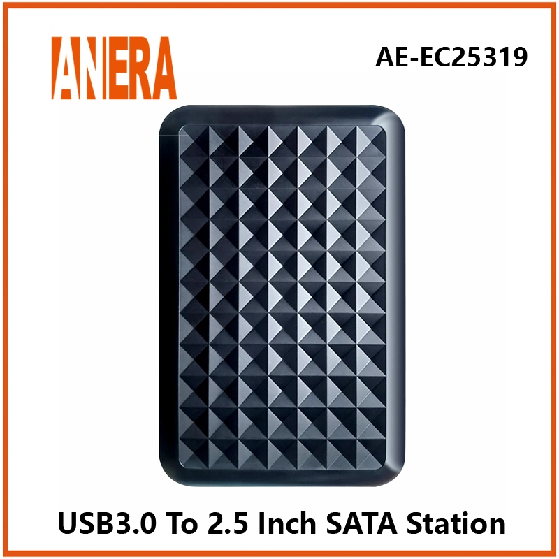 Anera Sliding High Speed USB 3.0 to SATA HDD Enclosure for 2.5 Inch SATA HDD SSD