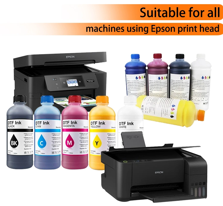 Dtf White Printer Eco Solvent Ink 1000ml for I3200 Printer