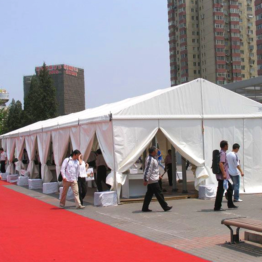 Grande moldura portátil em alumínio Marquês/Gazebo, feira de comércio exterior/praia/quadrado Capota rebatível com tapete