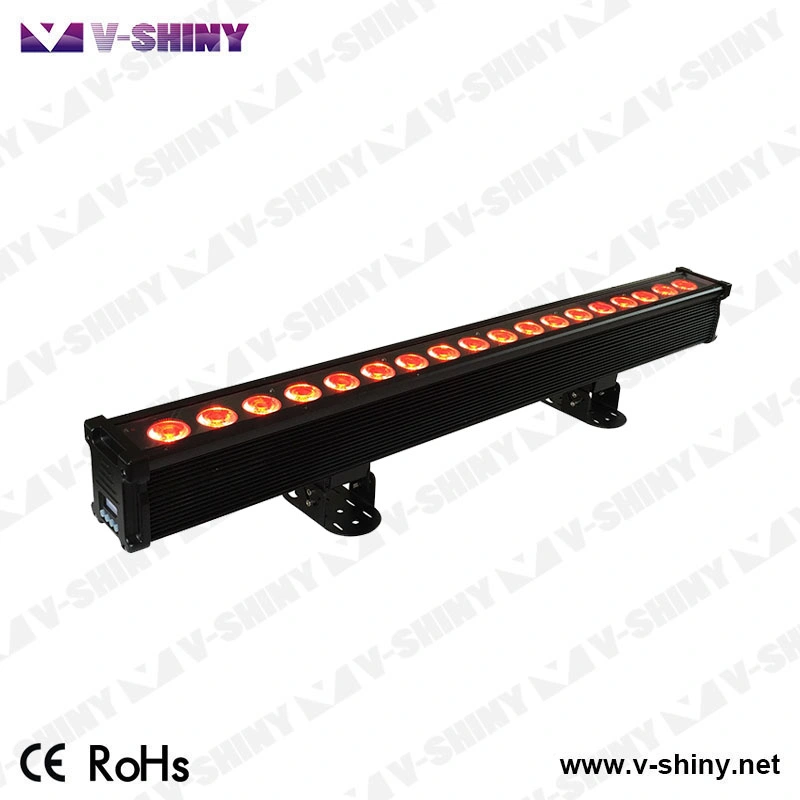 18W X 18PCS Rgbwauv 6in1 Pixel Control Indoor LED Bar Light