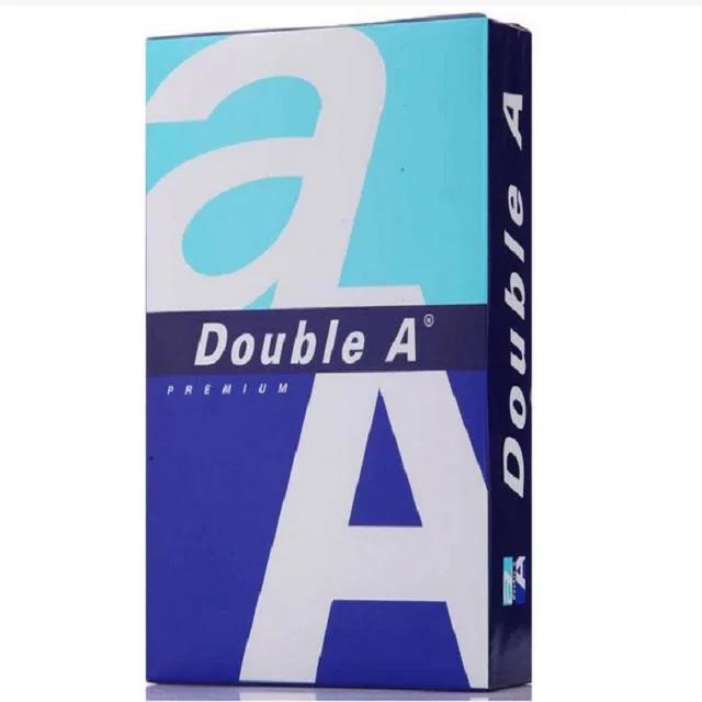 Double a Printing Paper A4 80 GSM, 75 GSM, 70 GSM A4 White Paper 100%Pulp 500sheets /Ream 80GSM Office Copy Paper