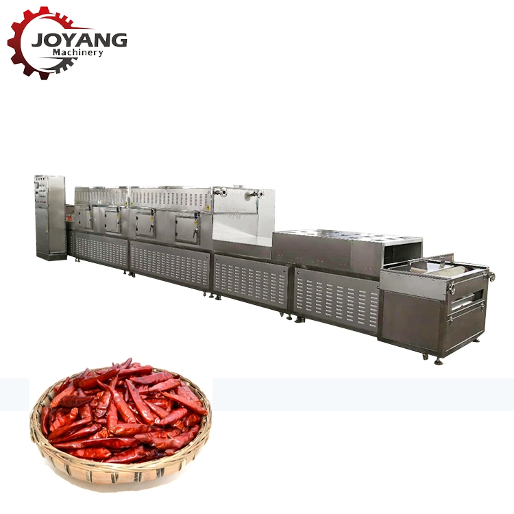 Spice Seasoning Turmeric Chilli Black Pepper Powder Processing Sterilization Microwave Dryer Machine