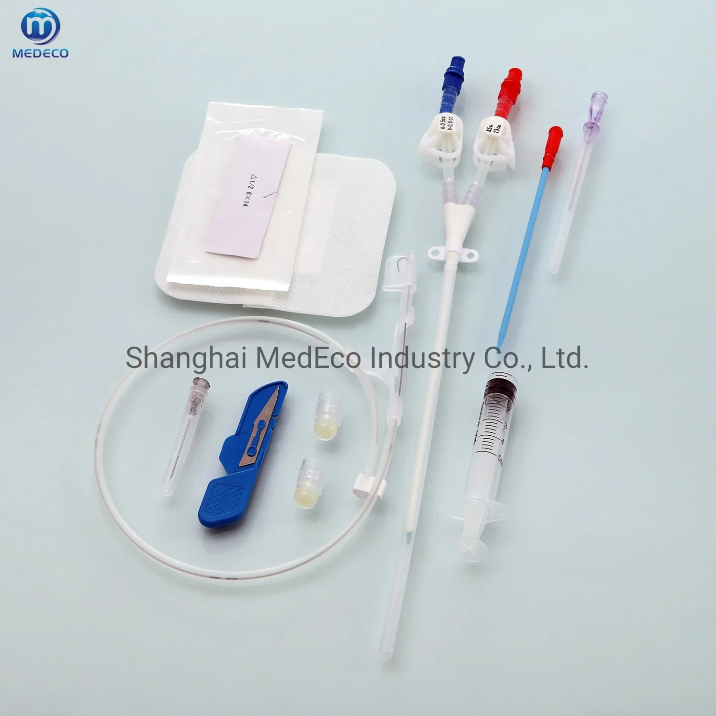 Hospital Single Double Triple Lumen Dialysis Catheter Hemodialysis Catheter Peritoneal Dialysis